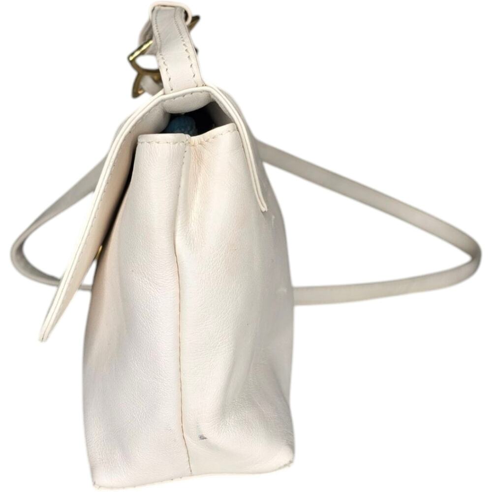 Paloma Picasso Vintage‎ White Leather Small Crossbody - Picture 7 of 16